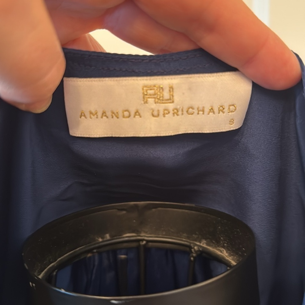 Amanda Uprichard Navy Dress-Sz S - Picture 4 of 6